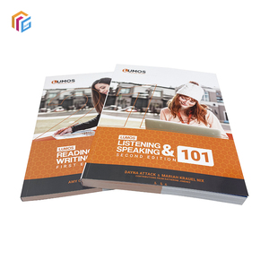 Libro de texto impreso barato de tapa blanda en rústica con diseño personalizado Libros de trabajo escolares para niños con impresión personalizada - Product Image 1