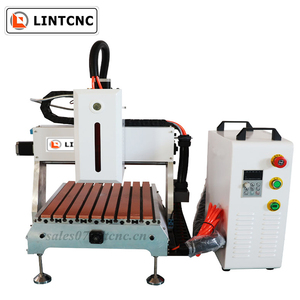 Mini enrutador Cnc 3030, 4040, con eje rotativo ATC, 300x300mm, máquina de carpintería de 4 ejes, precio de Metal - Product Image 1