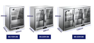 Small Refrigerator Energy Drink Mini Fridge Back Bar Cooler Display <strong>Chiller</strong> for Commercial Bar Use Mini <strong>Under</strong> Counter Fridge - Product Image 2