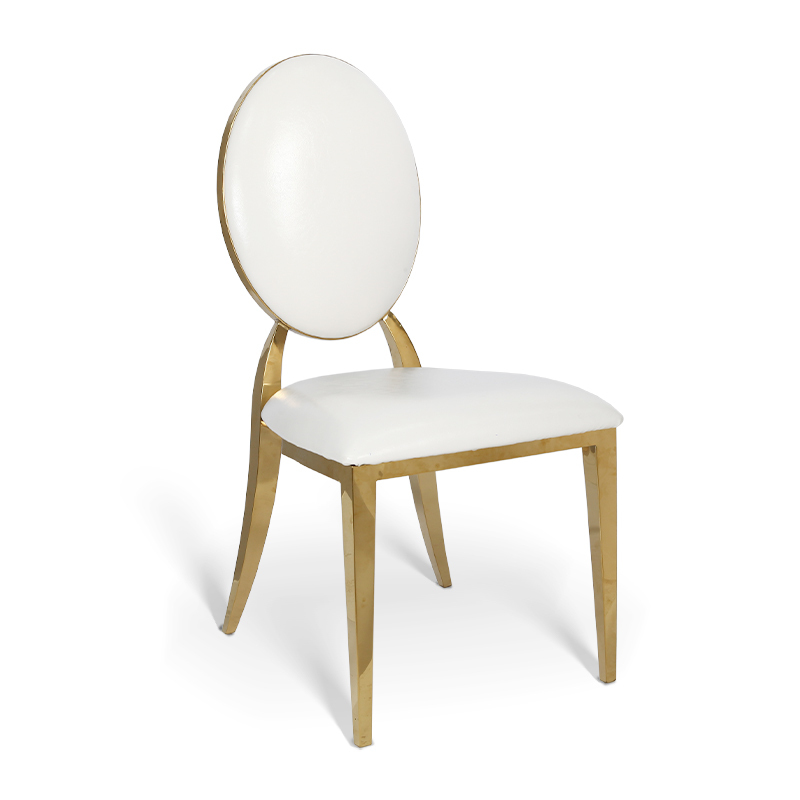Chaise à dossier rond