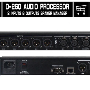 2入力6出力コンサートエフェクタープロフェッショナルデジタルdspオーディオプロセッサー - Product Image 5