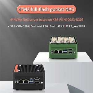 Mini Pc Intel 12th Alder Lake i3-N305 N100 Computer Window 11 Pro Linux Ubuntu Dual LAN Home Office sviluppo NAS Computer - Product Image 3