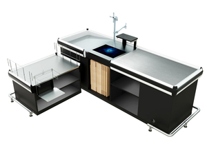 Thương mại Heavy Duty kim loại & gỗ Rack hiển thị cho siêu thị siêu thị tiện lợi hàng tạp hóa Trái Cây Rau cửa hàng thiết bị - Product Image 3