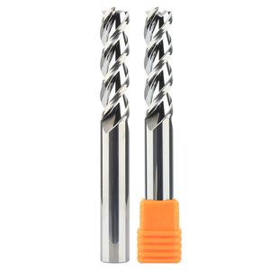 Özel keskin uçlu alüminyum freze kesicisi 2/3 flüt cnc alüminyum alaşımlı özel tungsten çelik alaşım büyük çip ile uzay - Product Image 3
