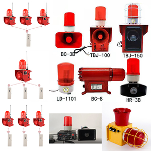Vendita calda DC 12V Marine ad alta resistenza IP55 led spia rossa con gru sonora led attenzione allarme lampeggiante faro spia - Product Image 6