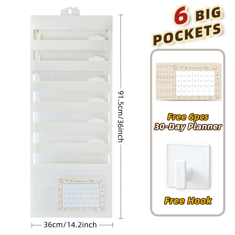 Blanc 6 grandes grilles + plan 30 jours