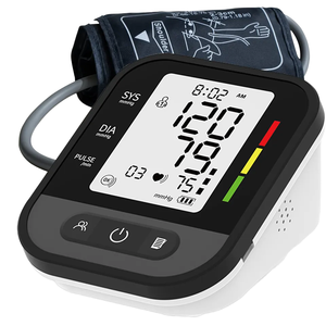 Chất lượng tốt Cuff ARM loại Heart Rate điện tử máy đo huyết áp huyết áp Monitor BP Máy tensiometer kỹ thuật số - Product Image 1