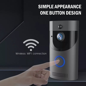 Akıllı Telefon WiFi Kablosuz Kontrol Kapı Zili IP 720 p Kamera Çift Ses Yönlü Kontrol - Product Image 5