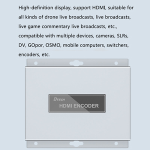 DTECH เครื่องถอดรหัสวิดีโอ RTMP/PTSP/HTTP/ONVIF/UDP H.264 P @ 60Hz,ตัวถอดรหัสวิดีโอตัวเข้ารหัส HDMI 1080 4K - Product Image 4