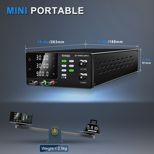 หน่วยจ่ายพลังงานสูง R-SPS3030C การทำงาน30V 30A 900W ocp/ovp สำหรับการชาร์จแบตเตอรี่ Li-ion 12V 24V การส่งข้อความในห้องปฏิบัติการ - Product Image 5