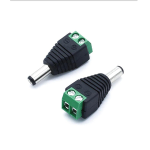 DCオスメス端子12V電源コネクタ2.1mm X5.5mm CCTVカメラ用プラグアダプタ50503528単色LEDストリップ - Product Image 4