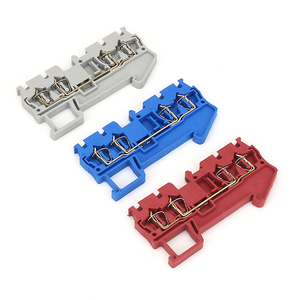 ST 2,5-QUATTRO 4 Conductor Carril DIN Tipo de resorte Bloque de terminales de empuje Conector de 4mm ² - Product Image 3