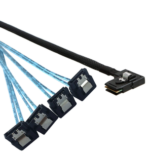 High Quality Mini <strong>Sas</strong> 36p Sff 8087 to 4 Sata 7p Cable 0.5m 1m 12gbps Hard Drive Data Transmission Splitter Computer Accessories - Product Image 5