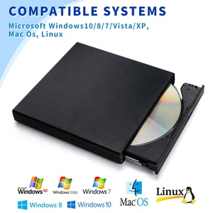 适用于笔记本电脑/台式机/Macbook便携式超薄多功能7合1外部DVD驱动器USB 3.0 CD驱动器DVD RW驱动器 - Product Image 2