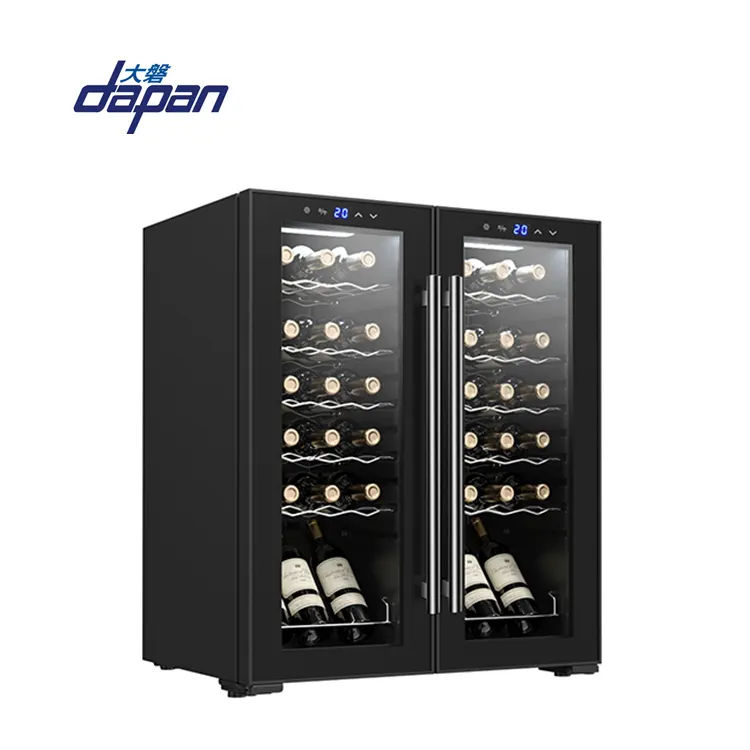 Refrigerador de vino Vertical Erp, mini refrigerador eléctrico de vino de lujo, compresor rojo, nuevo
