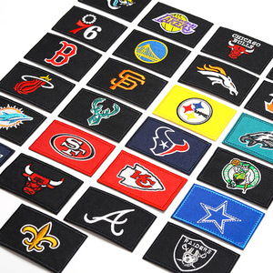 Nflアメリカンフットボールゲームデー刺Embroideryアイアンオンラグビー乾杯パッチバッグ<span class=keywords><strong>DIY</strong></span>スポーツサッカーアイアンオン刺embroideredパッチ
