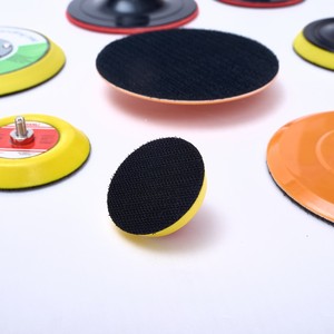 थ्रेड थोक सैंडिंग डिस्क पेपर पैड धारक गोल हुक और लूप बैक पैड कार पॉलिशिंग पैड - Product Image 6