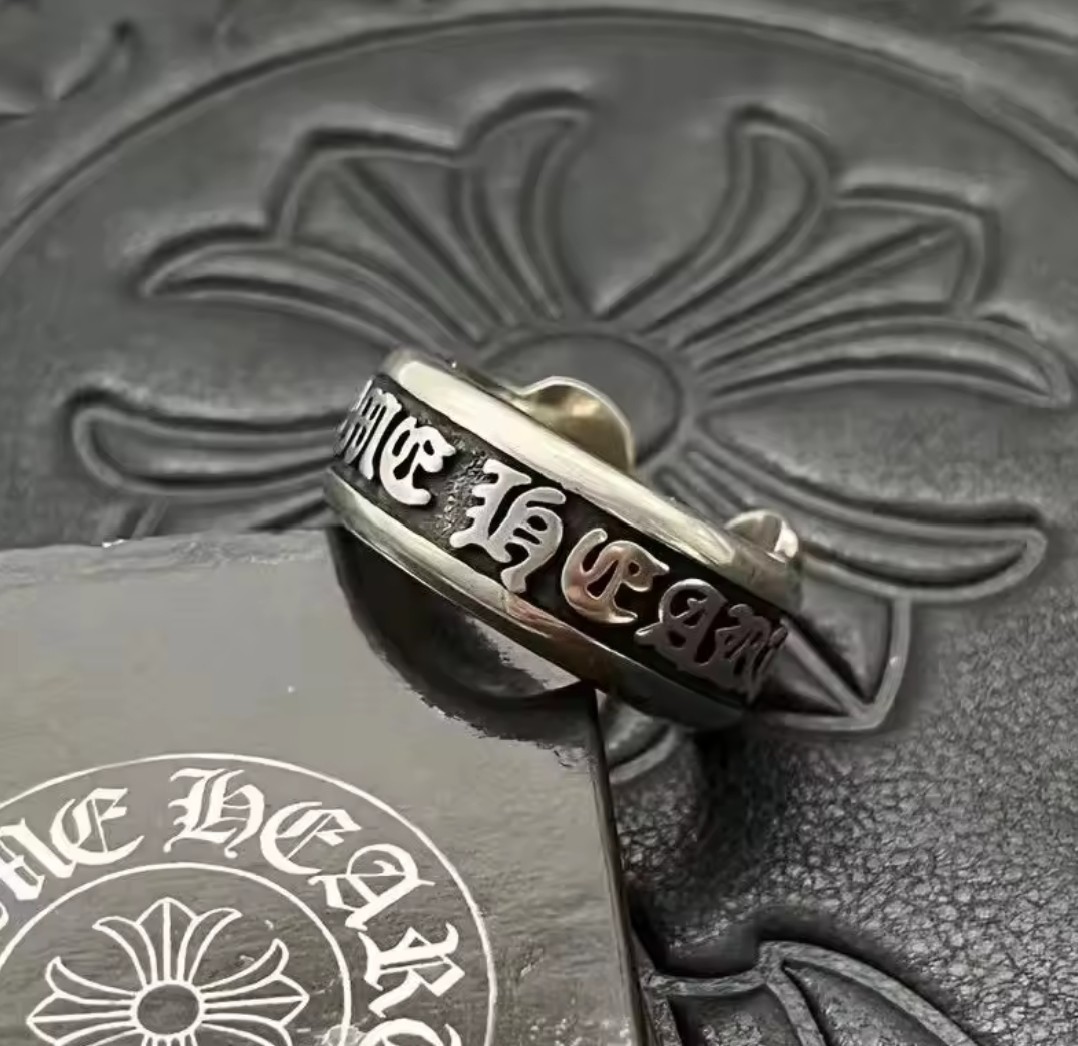 Bague à défilement à corps rond argenté