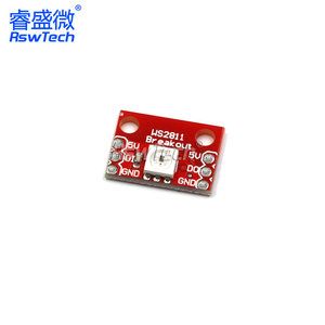 WS2812 RGB LED 6ビットブレイクアウトカラーライトモジュールシングルラインインターフェースフルカラー発光管 - Product Image 3