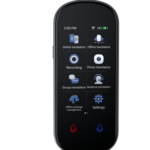 Offline-Online-Übersetzung Sprach übersetzer Gerät Genaue 3,1-Zoll-Touchscreen Neueste Echtzeit-Sprach übersetzung, Modell: X2 - Product Image 1