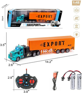 Ept điều khiển từ xa đồ chơi điều khiển từ xa bán xe tải đồ chơi RC Container xe tải cho trẻ em - Product Image 5