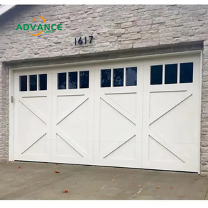 Advance Factory Direct Remote-control Custom Solid Wood Garage Doors Free <strong>3D</strong> <strong>Design</strong> <strong>Rendering</strong> Service - Product Image 5