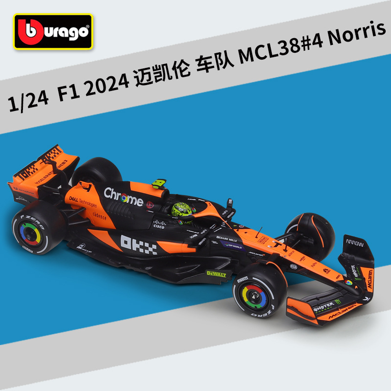 #28033 mclaren racing mcl38 #4 norris 2024 saison