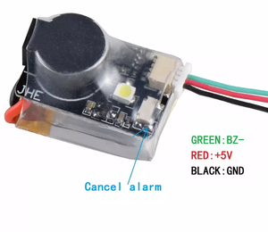 JHE42B ค้นหา5V เสียงดังมาก110dB ติดตามพร้อมกริ่งเตือนแบตเตอรี่ในตัวสำหรับควบคุมการบินโดรน RC FPV - Product Image 2