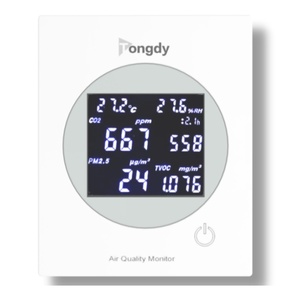 EM21-CO2 Digital Indoor Monitor LCD Display NDIR <strong>Sensor</strong> Type CO2 PM2.5 <strong>Temperature</strong> Humidity TVOC HCHO CO Light Noise Sensing - Product Image 1