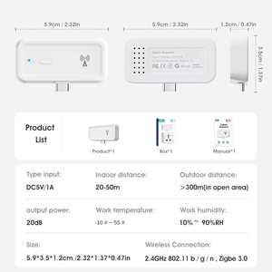SZMYQ Tuya ZigBee 3,0 ретранслятор сигнала USB усилитель сигнала удлинитель для Smart Life ZigBee шлюз умный дом устройства автоматизации - Product Image 5