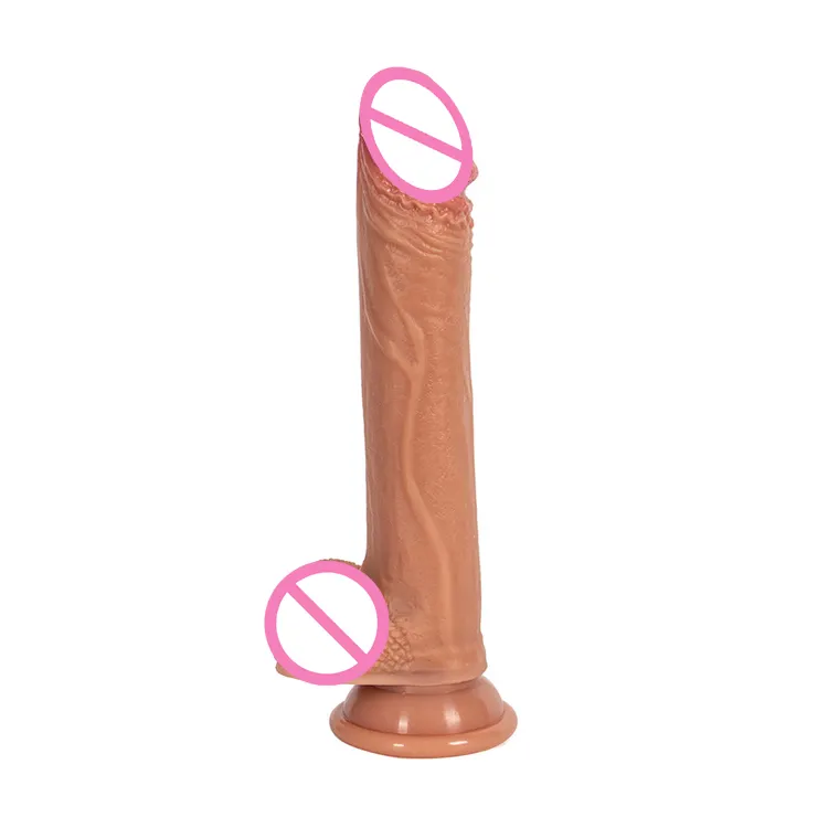 Pene di gomma grande Dildo competitivo giocattoli del sesso femminile immagini Dildo facile da usare doppio Dildo immagini