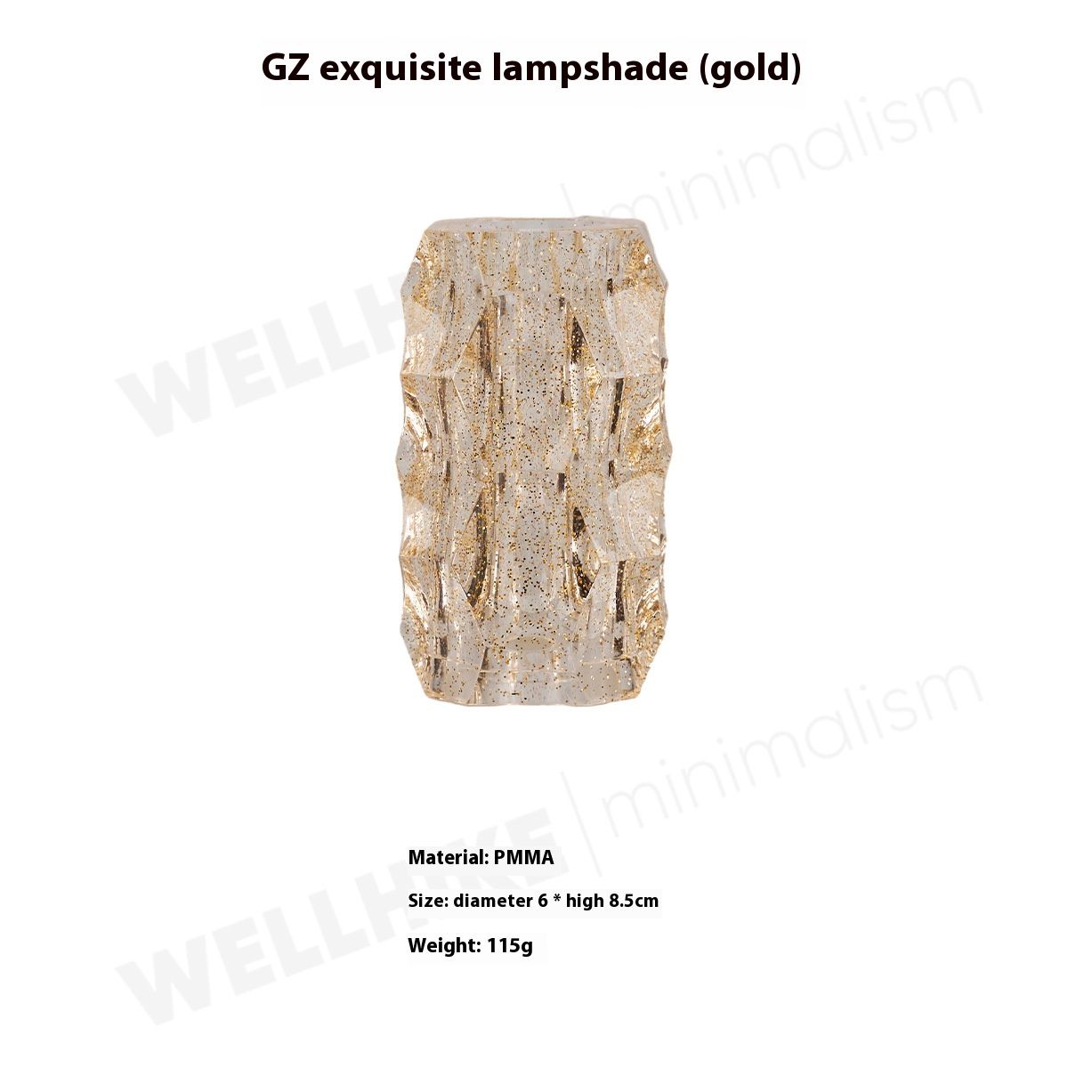 Gz lampshade gold