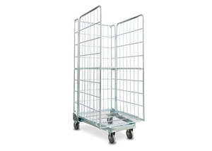 凯佳中型移动物料搬运运输超市物流卷笼手推车卷筒容器 - Product Image 2