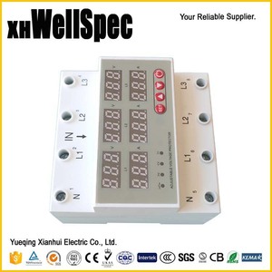 110V + 110V 220V 2 faz üzerinde voltaj koruyucusu akım koruma cihazı - Product Image 5