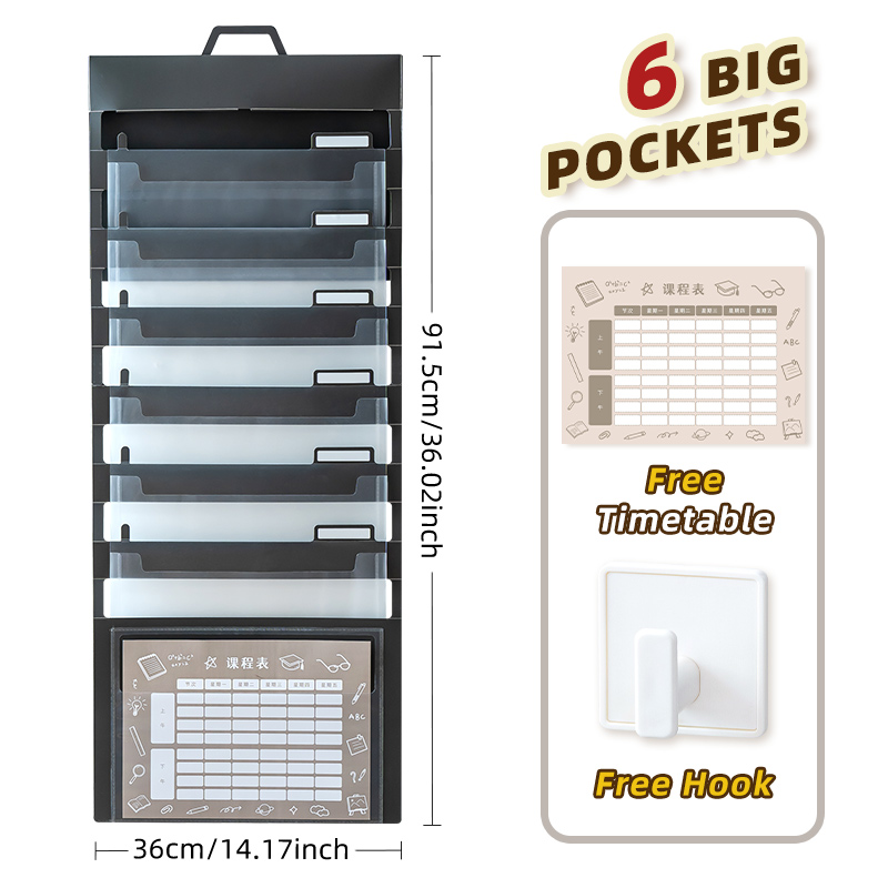 Noir 6 grandes grilles + plan 30 jours