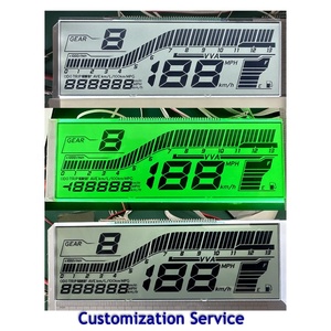 Werkspreis hochwertige benutzerdefinierte Form LCD-Anzeige Größe Bildschirm FSTN TN VA STN 7 Sieben-Segment-Anzeige LCD für Energiezähler - Product Image 5
