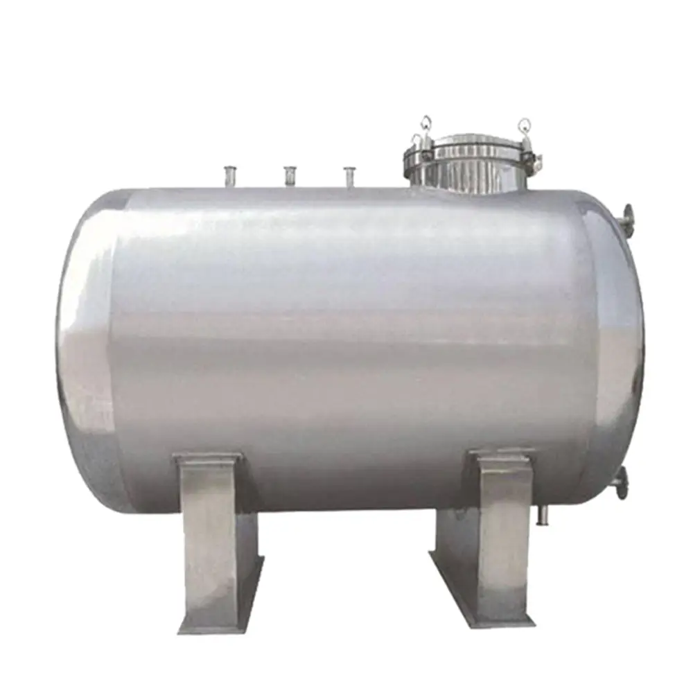 Tanque armazenamento do mel da colagem do óleo do aço inoxidável Tanque de água 200 litros Tanque de água do aço inoxidável 20000 litros
