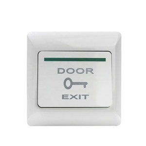 Smart Security 12V Access <strong>Control</strong> <strong>System</strong> NO COM Plastic Door Release Switch <strong>Push</strong> <strong>Button</strong> Exit - Product Image 1