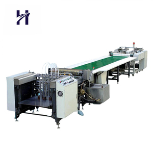 Máquina automática de alimentación y pegado de papel de alta eficiencia para la fabricación de cajas con engranajes de motor de bomba de componentes básicos y guling - Product Image 1