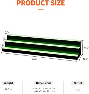 LED酒瓶展示架3步亚克力灯条架家用商用吧台展示架 - Product Image 3