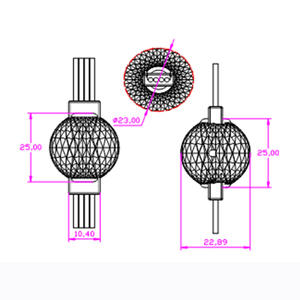 3D <strong>RGB</strong> Color Changing SPI Hanging Ball <strong>DMX</strong> Control <strong>Led</strong> <strong>String</strong> <strong>Lights</strong> Crystal Pineapple Ball Plug in Night Sphere Wedding <strong>Light</strong> - Product Image 3