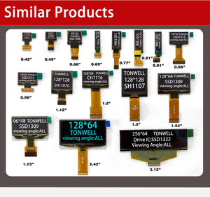 128*64 SPI IIC 8ビットパラレルポートインターフェースSH1106ドライバの解像度を持つ1.3インチOLEDディスプレイLCDスクリーン - Product Image 2