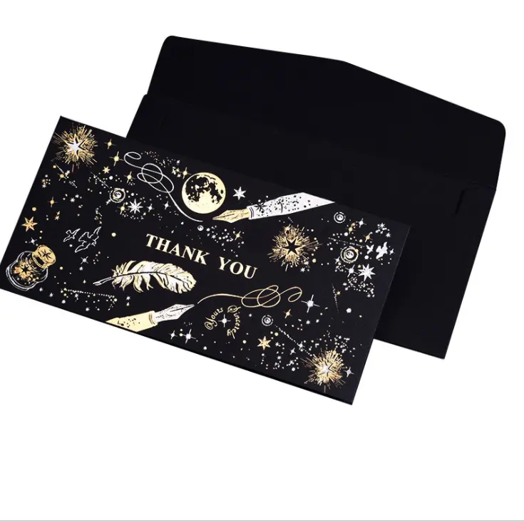 Commercial thank you cards custom with logo Printing Greeting Thank You Cards for Small business customer thank you card