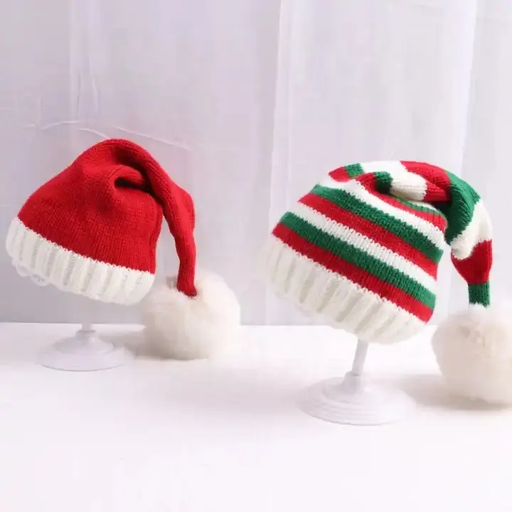 Bonnet kint pour bébé fille Bonnets de Noël d'hiver pour enfants