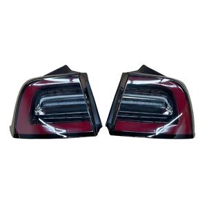 Tesla modeli Y tanıtım ledi için XLepa OEM araba dur işık oto kuyruk lambaları 1502086-00-D 1502087-00-D kırmızı Lens yeni sol/sağ arka