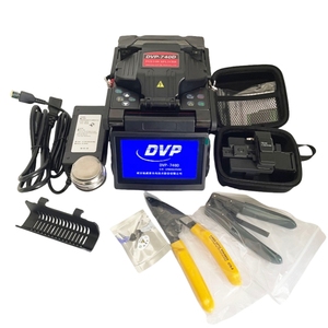 Máquina de empalme de fusión DVP 740D, empalmador FTTH pequeño, soldadura de fibra óptica Compatible con redes 4G WiFi 3G GPRS - Product Image 1