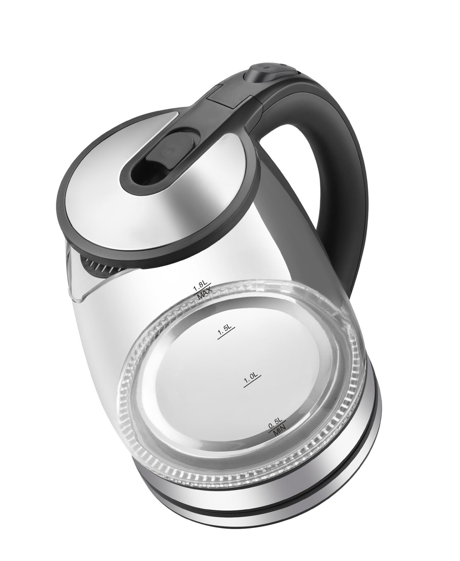 20l glass pot double steel lid