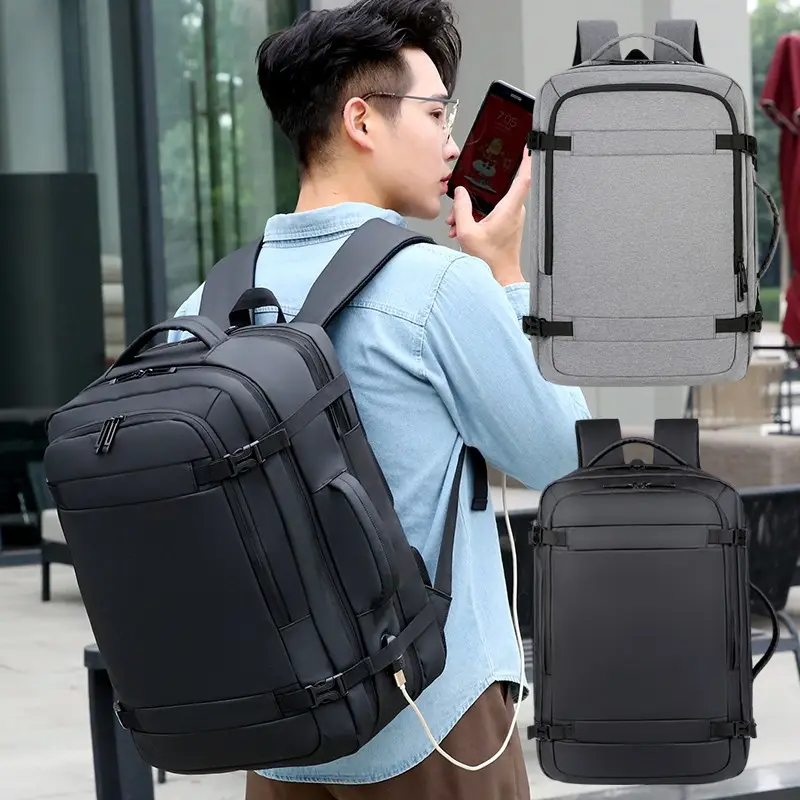 व्यापार यात्रा क्लासिक काले उन्नत कोटिंग निविड़ अंधकार फैशन लैपटॉप बड़े-क्षमता बैग