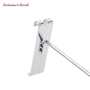 批发6 "8" 10 "单叉钩网墙金属铬展示钩 - Product Image 3
