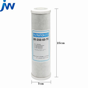 Alcalina cartucho de filtro de agua comprimido Filtro de carbono activado CTO Filtro de osmosis inversa RO sistema de reemplazo - Product Image 1
